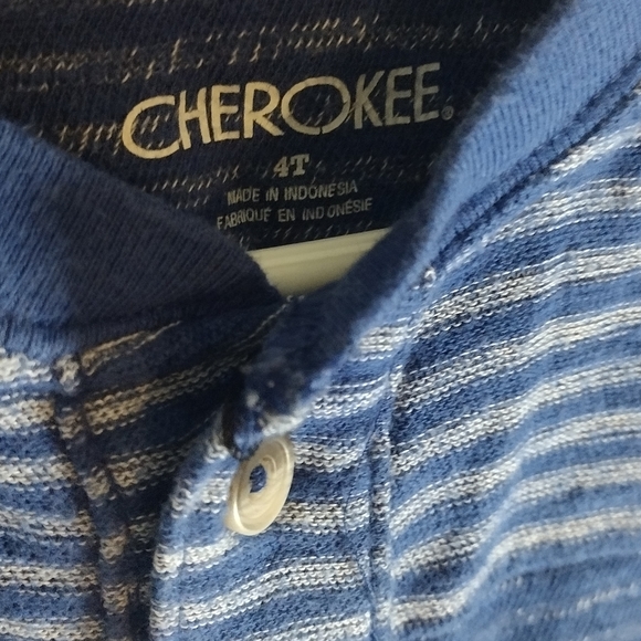 Cherokee striped button down - Picture 3 of 3